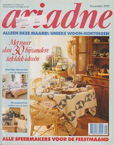 Ariadne Maandblad 1991 Nr. 11 November+Merklap+Pophuis